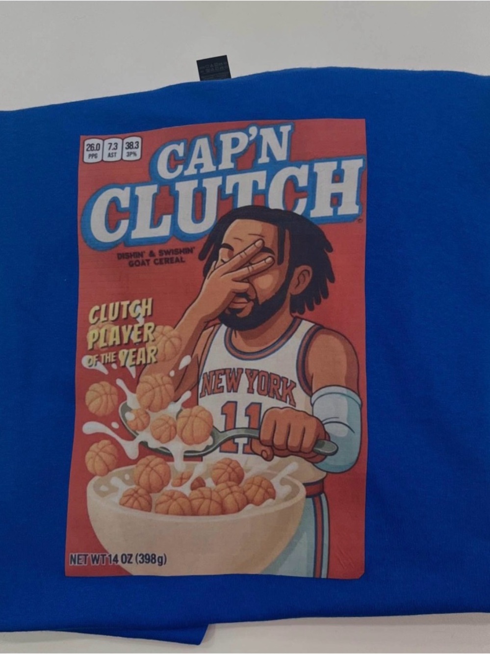 Cap'n Clutch Graphic Tee - Blue